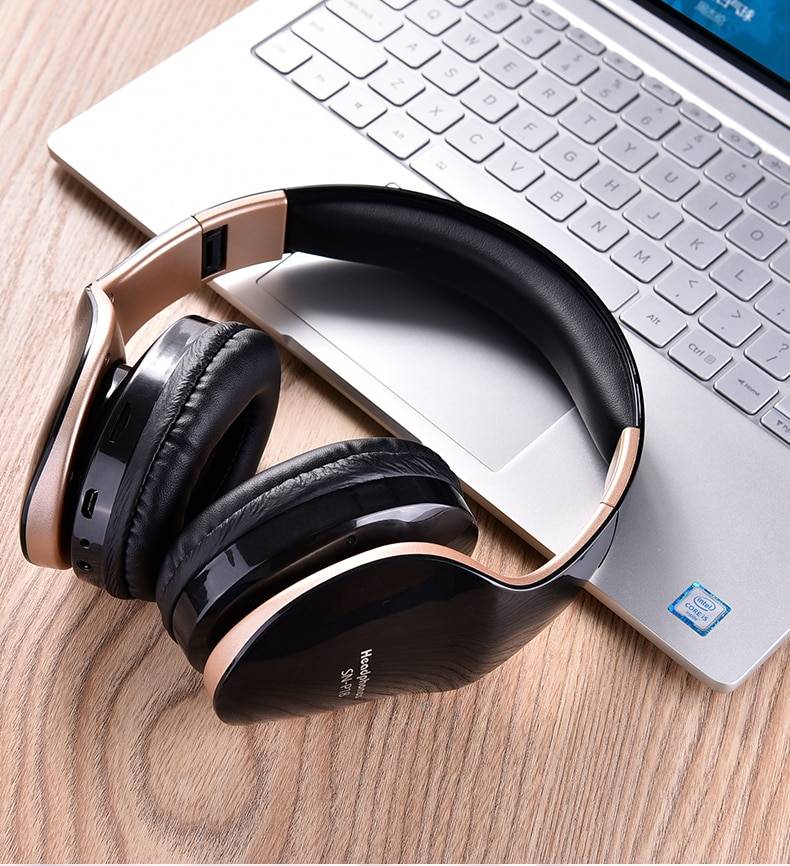Wireless Foldable Gaming Headphones Best Sellers Gadgets Color : Red|White|Black 