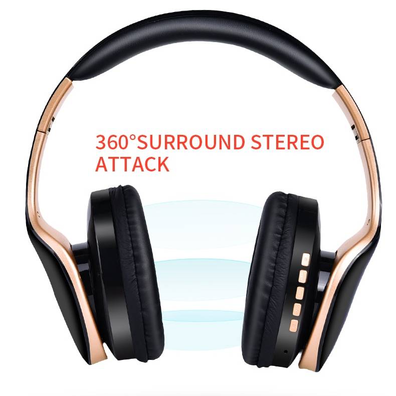 Wireless Foldable Gaming Headphones Best Sellers Gadgets Color : Red|White|Black 