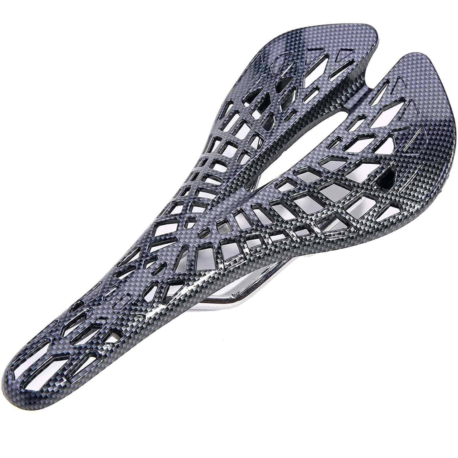 Bike Seat with Built-In Saddle Suspension New Arrivals Sports & Outdoors Color : Carbon Black|Black|Red|Green|Yellow|Blue|White 