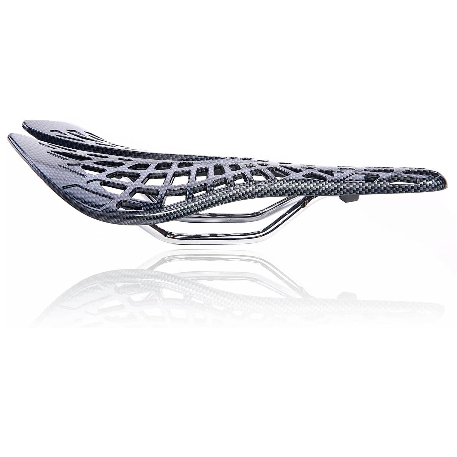 Bike Seat with Built-In Saddle Suspension New Arrivals Sports & Outdoors Color : Carbon Black|Black|Red|Green|Yellow|Blue|White 